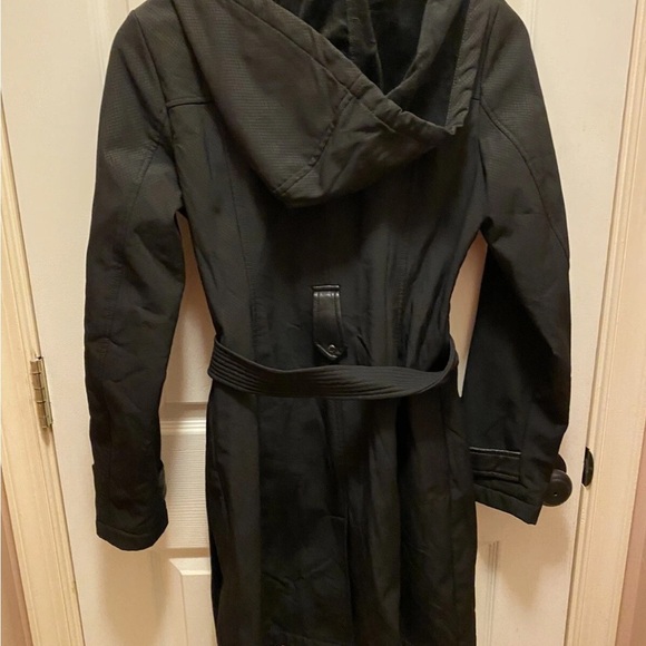 Michael Kors Belted Winter Coat w/ Faux Leather Trim Sz XS EUC!! - Picture 14 of 15